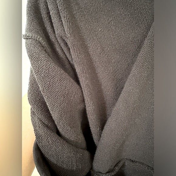 VINCE 100% Cotton Crew Neck Sweater Dress With Cord Tie Waist EUC - Picture 9 of 9